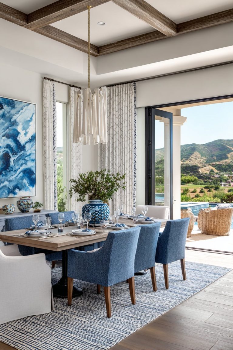 20 Brilliant Dining Room Window Ideas | Glowdecors