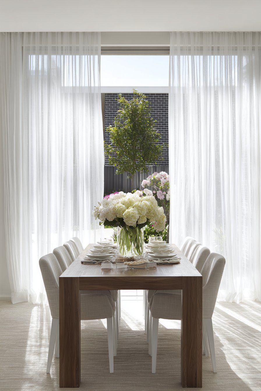20 Brilliant Dining Room Window Ideas | Glowdecors