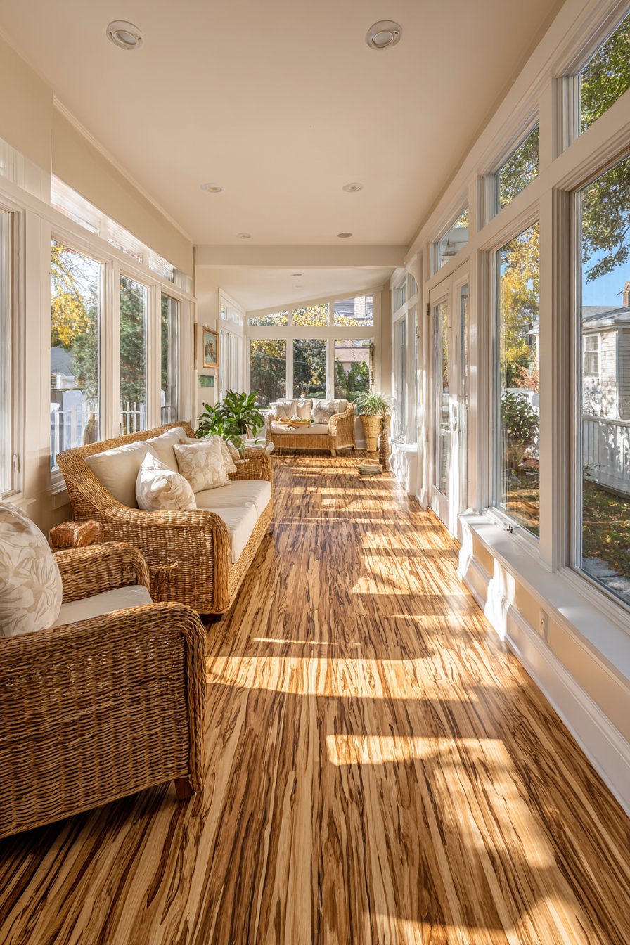 16 Sunroom Flooring Ideas That Balance Beauty With Durability