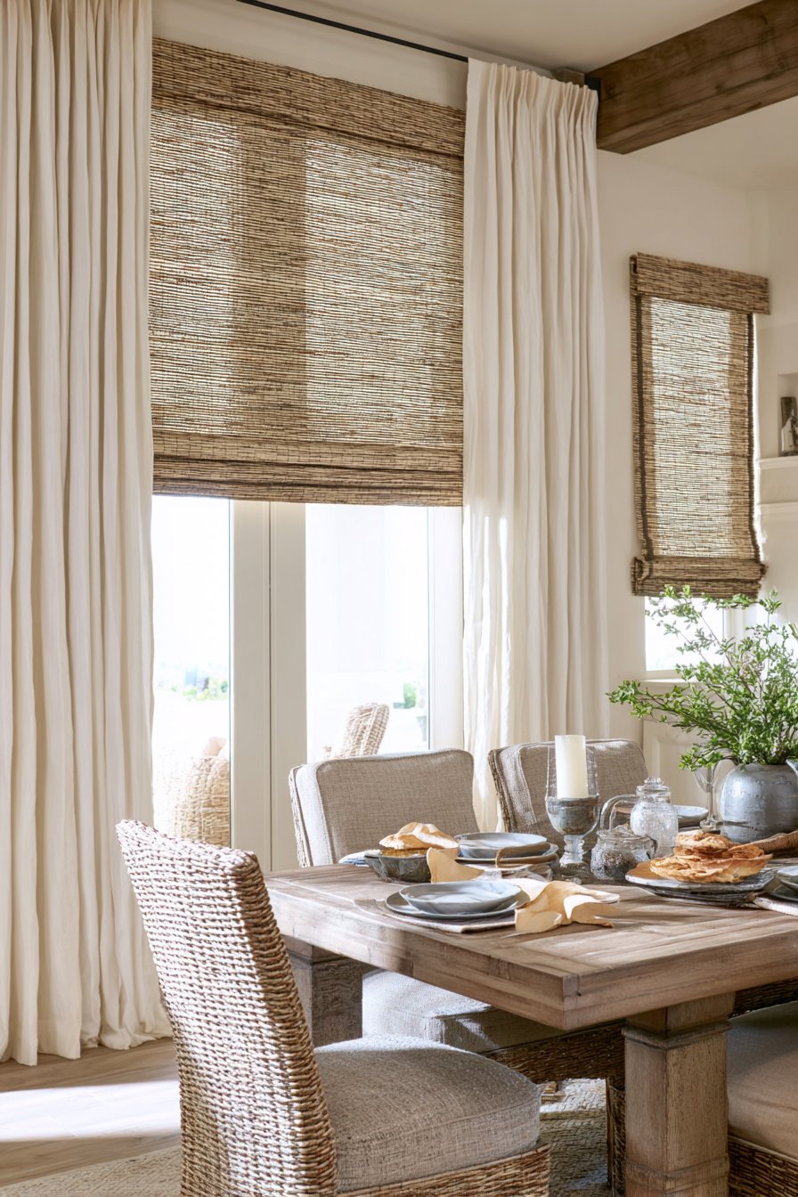 20 Brilliant Dining Room Window Ideas | Glowdecors
