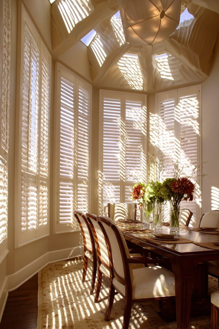 20 Brilliant Dining Room Window Ideas | Glowdecors