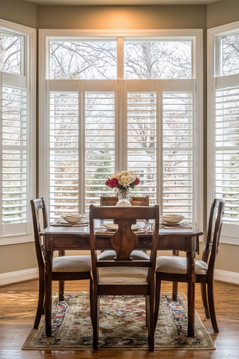20 Brilliant Dining Room Window Ideas | Glowdecors