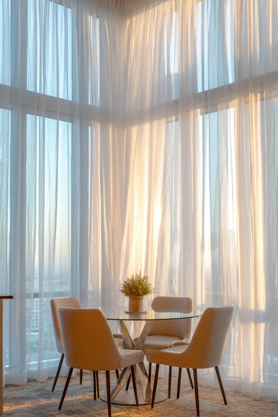 20 Brilliant Dining Room Window Ideas | Glowdecors