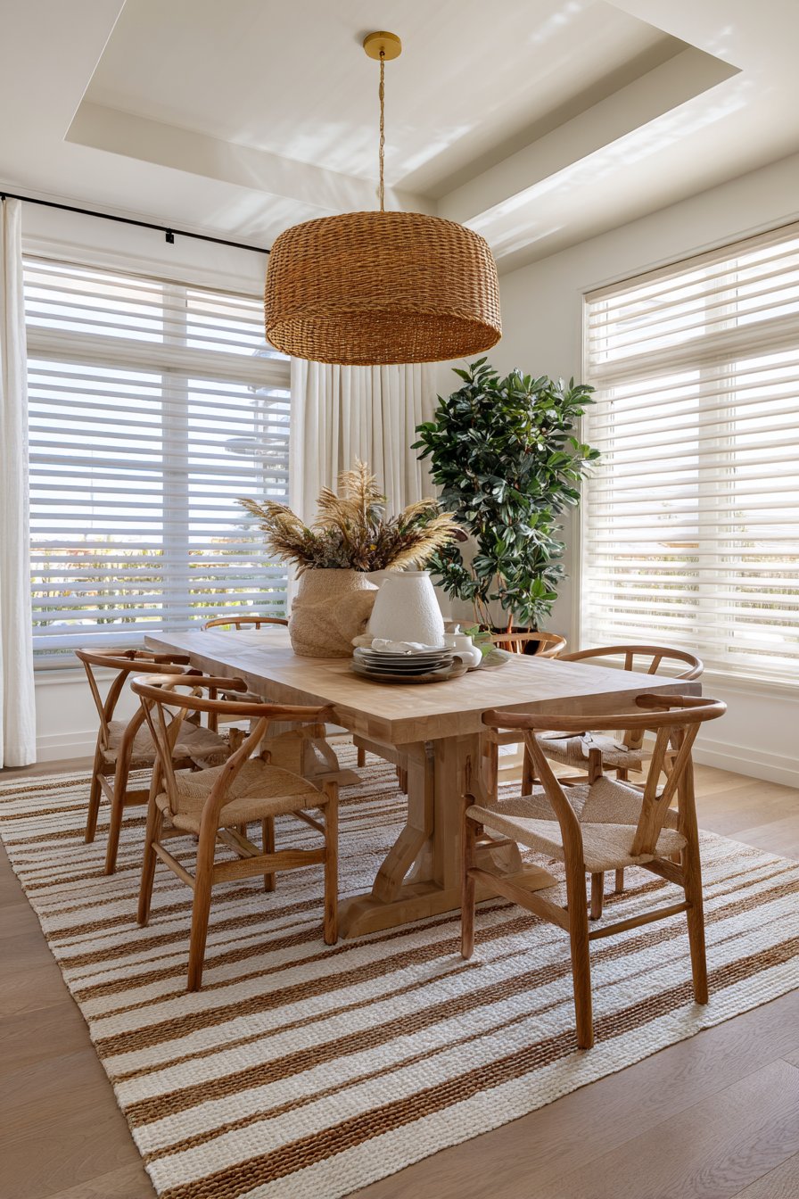 20 Brilliant Dining Room Window Ideas | Glowdecors