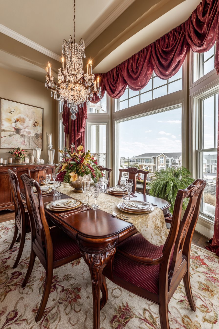20 Brilliant Dining Room Window Ideas | Glowdecors